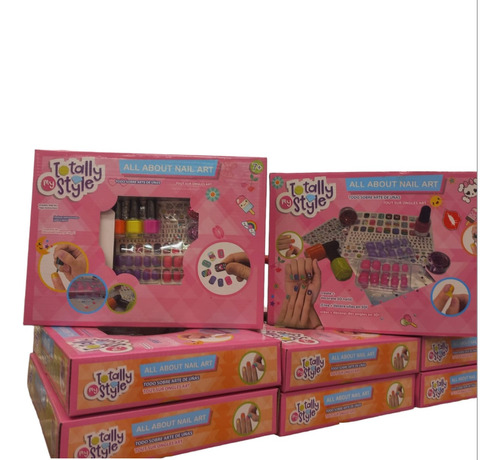 Set Juego Decorador De Uñas Para Niña Con Pegatinas