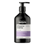 Loreal Shampoo Chroma Creme Matizador Morado Anti-yell 500ml