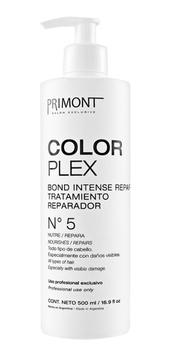 Primont Tratamiento Reparador Nº5 X500ml Color Plex