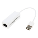 Adaptador De Cable Rj45 Rápido De Alta Velocidad Usb2.0 A 10