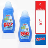 Kit 2 Lava Roupas Líquido Reax Poder O2 500ml Remove Manchas