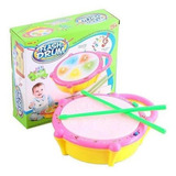 Tambor Infantil Musical Com Luz E Som Flash Drum - Peng Zhan