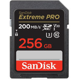 Tarjeta De Memoria Sandisk Extreme Pro Sdxc Uhs-i De 256 Gb 