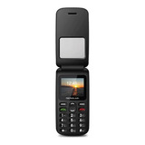 Celular Tipo Almeja Para Adulto Mayor Tecnolab Tl038 Negro