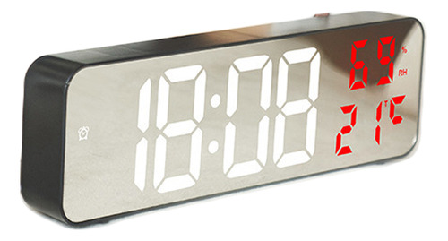 3d Digital Led Reloj Decorativo De Pared Recargable Bateríab