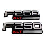 Emblema Lateral Ford Pickup F-250 Xlt Modelos 1992 Al 1996