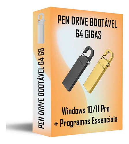 Pen Drive Formatação Wind 10/11 Ativado + Programas Pc/noteb