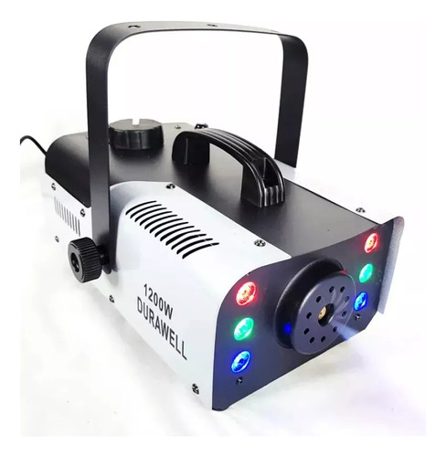 Maquina De Fumaça 1200w 6 Leds Rgb Com Controle 110v