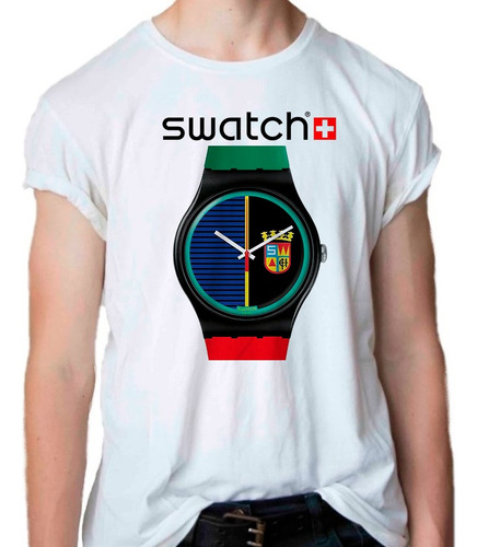 Playera Reloj Swatch Vintage Swisse Camiseta Xxg