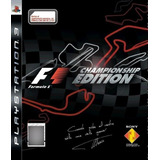 Formula 1 Championship Edition Original Físico Ps3
