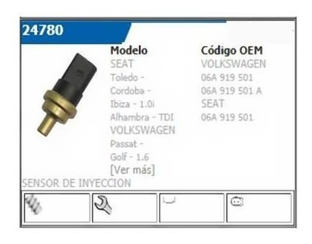 Sensor Temperatura Refrigertante Audi A1 A3 A4 A5 Q3 Q5 Tt Foto 5