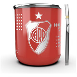 Mate River Plate - Acero Premium - Con Bombilla - Makeni