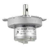 Torque Do Motor De Engrenagem Mini Dc 12v Js-50 80rpm Cw/ccw