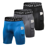 Pack De Pantalones Cortos Para Hombre Active Workout Lixada.