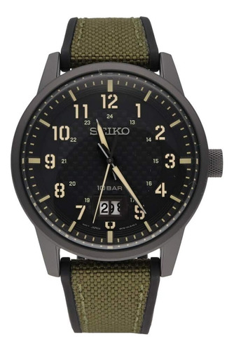 Reloj Pulsera  Seiko Sur325p1 Del Dial Negro