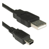 Cable Usb A Mini Usb Cargador Camara-ps3-gps 1.8mts Color Negro
