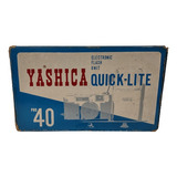 Antigo Flash Eletrônico Yashica Com Manual Decoração