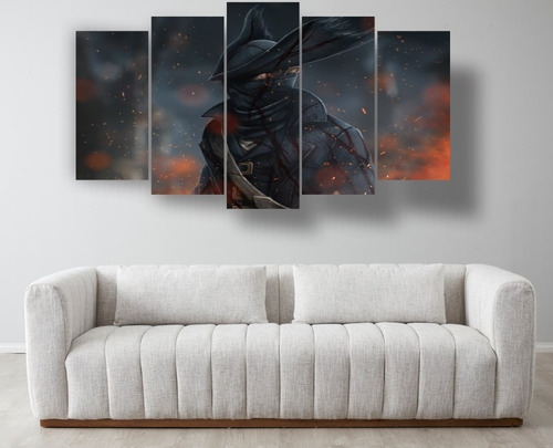 Set 5 Cuadros Decorativos Canvas Bloodborne 29