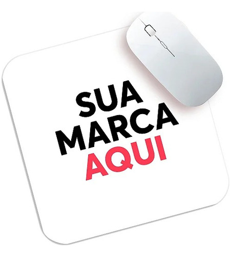  Kit 10 Mouse Pad Personalizado Sua Logo Aqui Empresa 