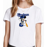 Camiseta Playera Mickey Mouse Dodgers