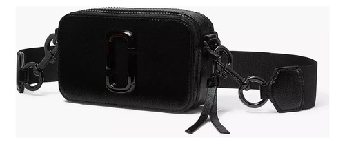 Bolsa Snapshot Marc Jacobs M0014867 001 Crossbody Acabado De Los Herrajes Negro Color Negro Color De La Correa De Hombro Negro Diseño De La Tela Cuero Saffiano