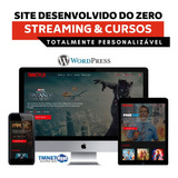 Site Estilo Netflix Cursos Online Responsivo Em Worpress