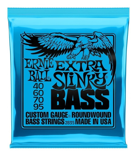 Encordado D Bajo Ernie Ball 4 Cuerdas Roundwound Made In Usa