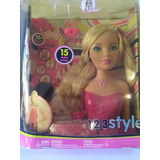 Barbie Styling Head Cabeza Para Peinar 123 Style 2008