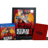 Red Dead Redemption 2 E Steelbook + Mapa E Quadro Decorativo