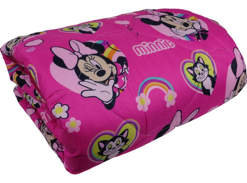 Edredom Minnie Happy Dupla Face Infantil Santista Meninas