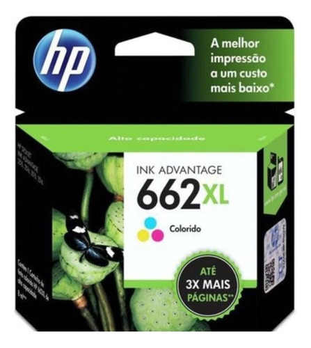 Cartucho Hp 662xl Colorido Original Vencimento 05/23