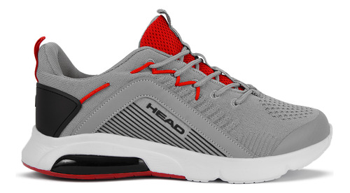 Zapatillas Head Evolution Ottawa Vi Gris Rojo Hombre