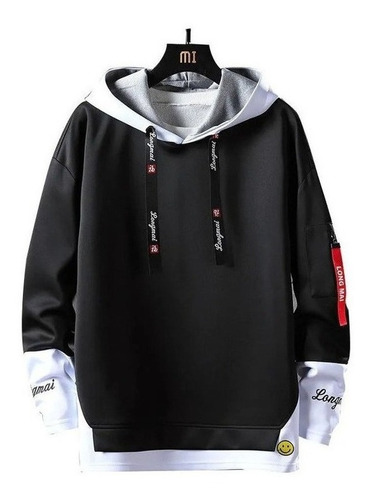 Sudaderas Sudaderas Japonesas Estilo Hombre Impresso Letra