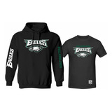 Kit De Sudadera + Playera Mod Philadelphia Eagles Estampado