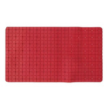 Antideslizante Para Bañera Ducha Pvc Brick 39x70 Cm Color Rojo