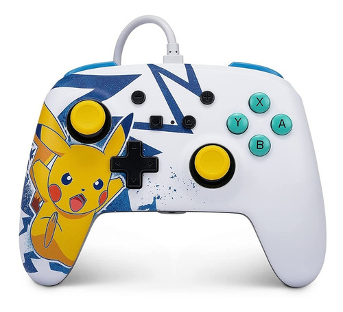 Controle De Nintendo Switch Powera Wired Pikachu Hi Voltage 