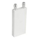 Bloque De Aluminio Refrigeracion Por Agua 40x80x12mm Blanco