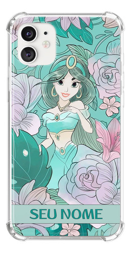 Capa Capinha Com Nome Personalizada Princesa Jasmine