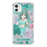 Capa Capinha Com Nome Personalizada Princesa Jasmine