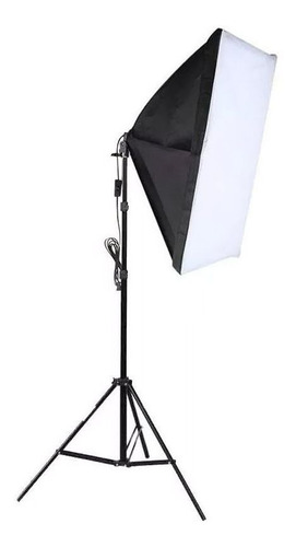 Kit Iluminação Estúdio Softbox E27 50x70cm Com Tripé