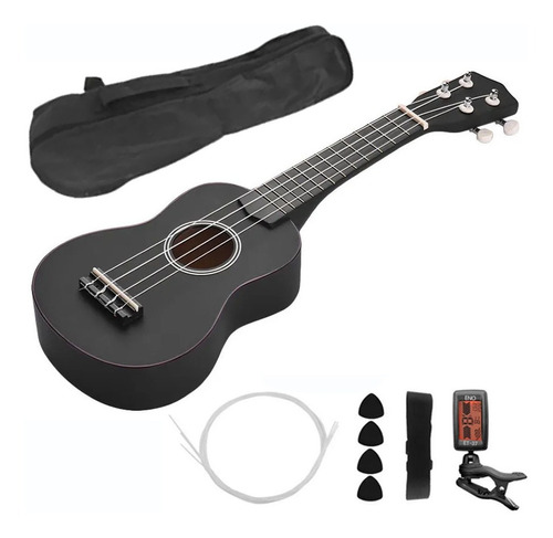 Kit Ukelele Cancion Acústica Soprano Uke Bajo 21 Pulgadas