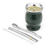 Set  Yerba Mate Juego, Acero Inoxidable