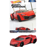 Hot Wheels Premium Fast & Furious W Motors Lykan Hyper Sport Color Rojo