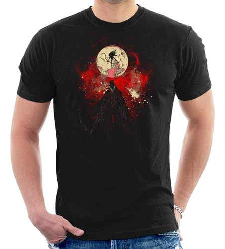 Chmak Camiseta Para Hombre Moon Presence Silhouette Bloodbor
