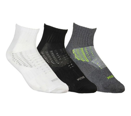 Pack X3 Medias Running Trekking Sox Unisex Deportiva Tripack