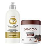 Kit Mel Cola 500g + Ativador Vivo Crespa Bio Glamour 300ml