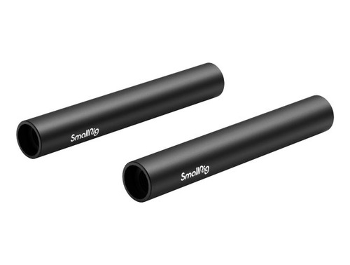 Smallrig Tubos Rods 15 Mm Aluminio Negro 2 X 10 Cm