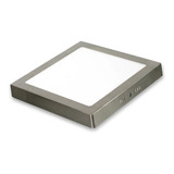 Plafón Led Cuadrado 18w 22x22cm Platil Aplique Candil