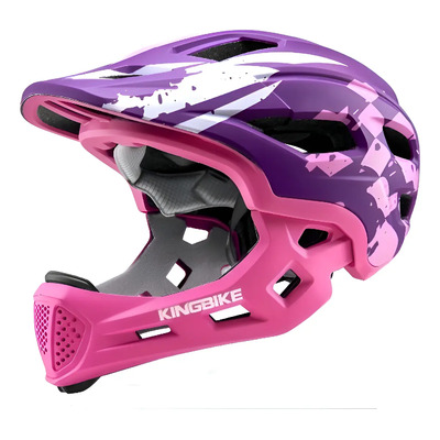 Casco Kingbike Infantil Bicicleta Rosa Talla S Niños 5-10 Años | Meses sin interés