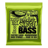 Jgo Cuerdas Ernie Ball Bajo Elect 4 Cdas Reg Slinky 50/105